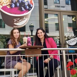 Rush Bowls - Nothing beats enjoying the best smoothies and bowls from the top of our patio!