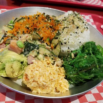 Uroko Poke - One regular size poke bowl for here - Japanese Near Me - Costa Mesa, California