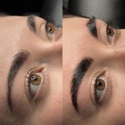 Your Brow Girl - Lamination with Hybrid tint and shape plus 5 week old lash lift