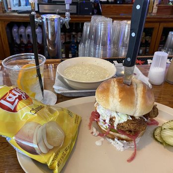 Maple Park Pub & Grill - a sandwich and chips - Bars Near Me - Maple Park, Illinois