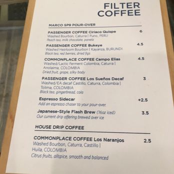 Arriviste Coffee Roasters - They serve pour over coffee with different fruit notes if you prefer black - Coffee & Tea Near Me - Pittsburgh, Pennsylvania
