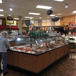 Roche Bros. - Bridgewater - Hot food and salad bars around the deli area.