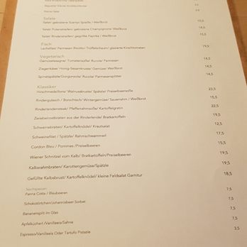 Zum Kirchenwirt - Speisekarte - German Near Me - Anzing, BY