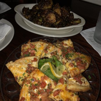 Annabel Lee Tavern - Crab dip flatbread and crispy brussel sprouts - Pubs Near Me - Baltimore, Maryland