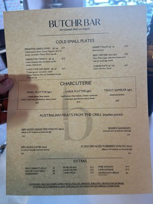 Menu photo 7 Butchr Bar Los Angeles, CA Menu photo 7 Butchr Bar Los Angeles, CA