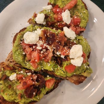 Metro Diner - Avocado toast add Feta and bacon - Diners Near Me - Indianapolis, Indiana Metro Diner - Avocado toast add Feta and bacon - Diners Near Me - Indianapolis, Indiana