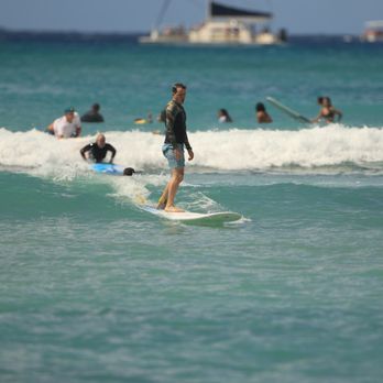 Star Beachboys - Catching a wave on the first lesson - Surf Schools Near Me - Honolulu, Hawaii Star Beachboys - Catching a wave on the first lesson - Surf Schools Near Me - Honolulu, Hawaii