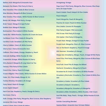 Oasis Daiquiris - Drink descriptions - Beer, Wine & Spirits Near Me - West Monroe, Louisiana