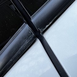 Huffstutler Paint & Body - Broke the trim on my windows. It doesn't sit flush.