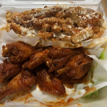 Wing City - Honey Hot Lemon Pepper and Cajun Ranch Fries - Chicken Wings Near Me - Marietta, Georgia