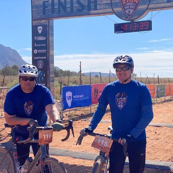Zion Cycles - Finish line at the Zion Gravel Race with our Trek Bikes from Zion Cycles. - Bike Rentals Near Me - Springdale, Utah Zion Cycles - Finish line at the Zion Gravel Race with our Trek Bikes from Zion Cycles. - Bike Rentals Near Me - Springdale, Utah