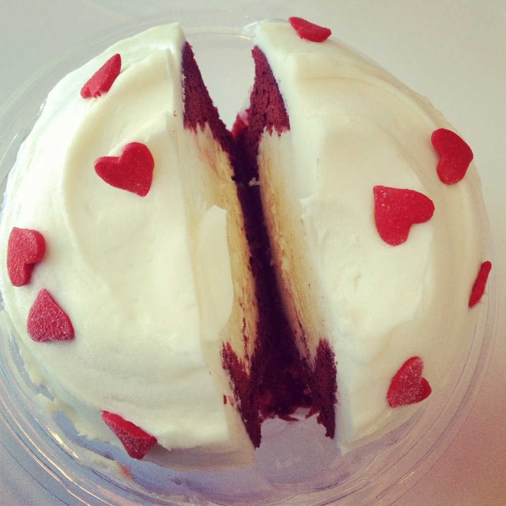 Frosted Cupcakery - Red velvet cupcake with vanilla ice cream. - Bakeries Near Me - Long Beach, California