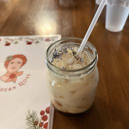 Lavender latte