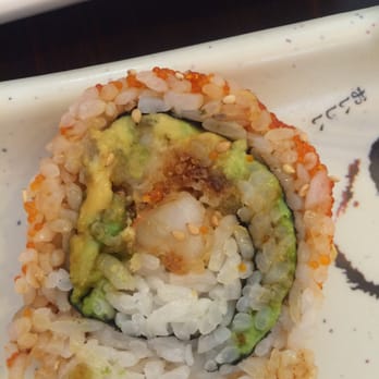 O' Sushi - Inside the tempura roll. More like a rice roll lol. - Sushi Bars Near Me - Newark, California O' Sushi - Inside the tempura roll. More like a rice roll lol. - Sushi Bars Near Me - Newark, California