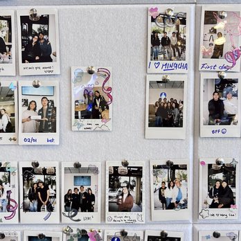 Ming Cha - Polaroid wall w/ satisfied customers @teeeeeeeeeeem - Bubble Tea Near Me - Walnut, California