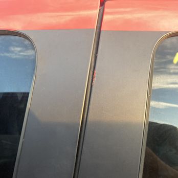 IN-N-OUT Locksmith - Here you can see the damage on my drivers side door that is matched on the passenger side door because he couldn't get in the drivers side. - Keys & Locksmiths Near Me