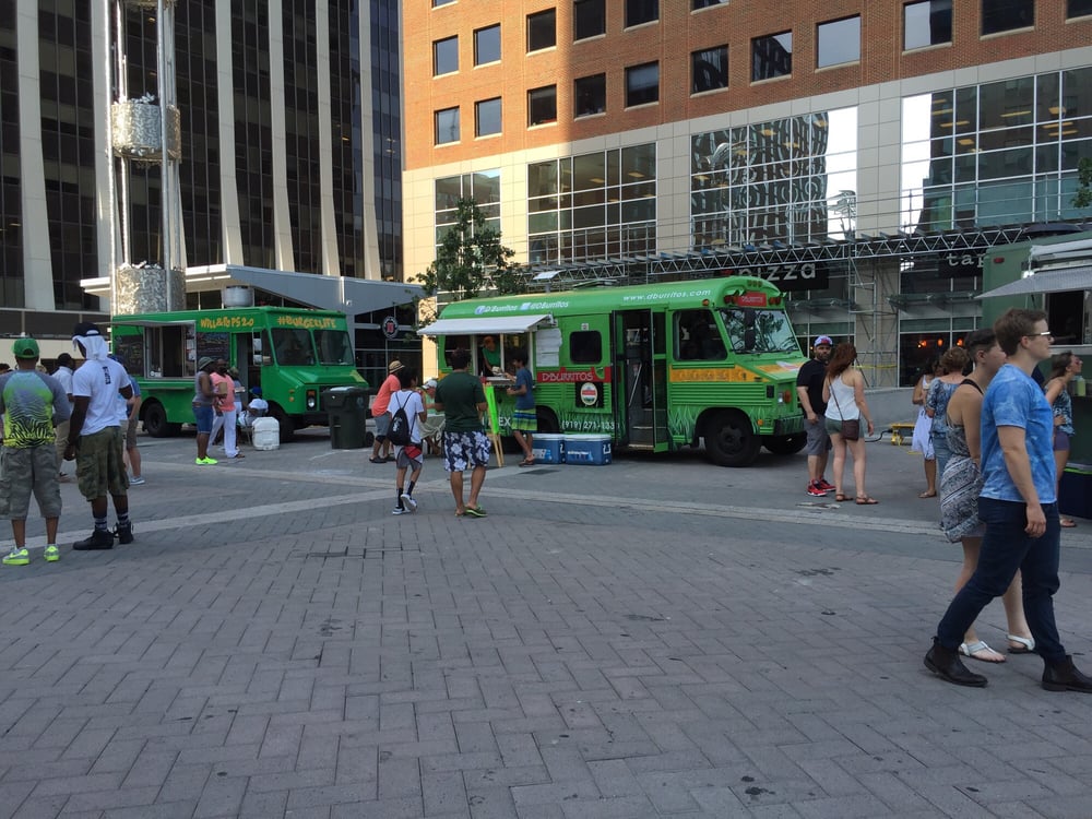Food from Downtown Food Truck Rodeo