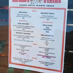 Birmie's Fixins - Menu 5/2022
