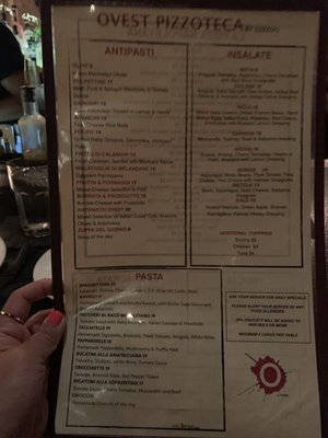 Menu photo 4 Ovest Pizzoteca by Luzzo's New York, NY Menu photo 4 Ovest Pizzoteca by Luzzo's New York, NY