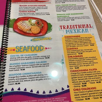 Luna Maya Mexican Restaurant - menu - Mexican Near Me - Smyrna, Georgia