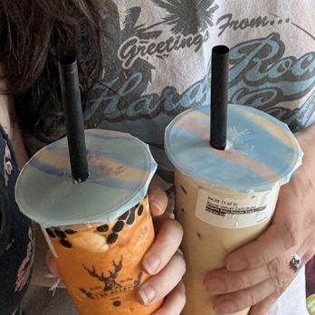 The Alley - Thai Milk T Smoothie (Boba, Sweet cream, Cookie flakes) Snow Velvet Cold Brew - Bubble Tea Near Me - Quincy, Massachusetts The Alley - Thai Milk T Smoothie (Boba, Sweet cream, Cookie flakes) Snow Velvet Cold Brew - Bubble Tea Near Me - Quincy, Massachusetts