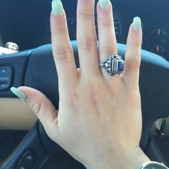 Concept Nail Spa - My nails exactly 2 weeks from gel manicure fill. Sturdy and beautiful - Nail Salons Near Me - Northbrook, Illinois