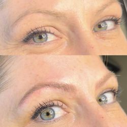The Lash Gallery - Before and after. Microblading.