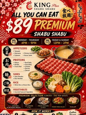 Menu photo 3 King Plus Shabu Shabu Redondo Beach, CA