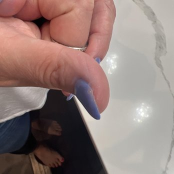 AVA Nail Bar - Dip is missing on the side of the nails. - Nail Salons Near Me - Schaumburg, Illinois AVA Nail Bar - Dip is missing on the side of the nails. - Nail Salons Near Me - Schaumburg, Illinois