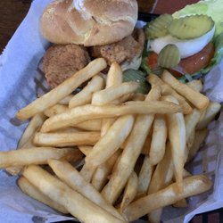Sportster’s Pub-N-Grub - Pork tenderloin sandwich with fries