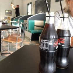 Wayzgoose Cafe - Coke with our lovely fish 'n chips