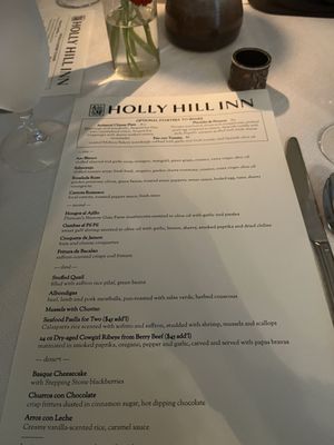 Menu photo 1 Holly Hill Inn Midway, KY Menu photo 1 Holly Hill Inn Midway, KY