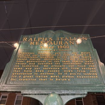 Ralphs Italian Restaurant - Italian Near Me - Philadelphia, Pennsylvania