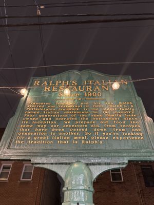 Menu photo 8 Ralphs Italian Restaurant Philadelphia, PA