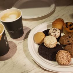 Boulangerie - Macarons, Cookies, Spongecakes, and Cafe Latte.