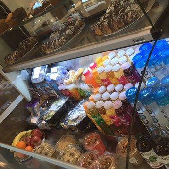 R-Cafe - a display of desserts and drinks - Juice Bars & Smoothies Near Me - Delray Beach, Florida