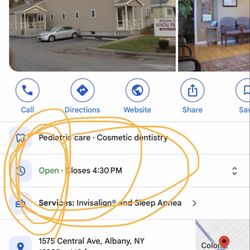 Albany Group Dental Practice - Google didn't not update