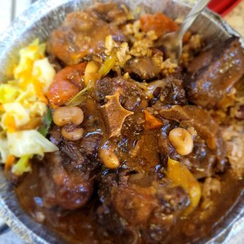 Jamaica House - Oxtail, beans n rice, and salad - Caribbean Near Me - Richmond, Virginia Jamaica House - Oxtail, beans n rice, and salad - Caribbean Near Me - Richmond, Virginia