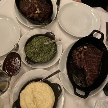 Prime - Porterhouse for 3, Whipped Potatoes, Creamed Spinach - American Near Me - Huntington, New York Prime - Porterhouse for 3, Whipped Potatoes, Creamed Spinach - American Near Me - Huntington, New York