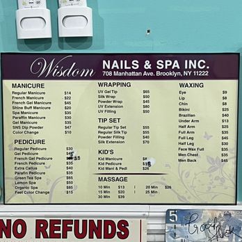 Wisdom Nails and Spa - Menu - Nail Salons Near Me - Brooklyn, New York Wisdom Nails and Spa - Menu - Nail Salons Near Me - Brooklyn, New York