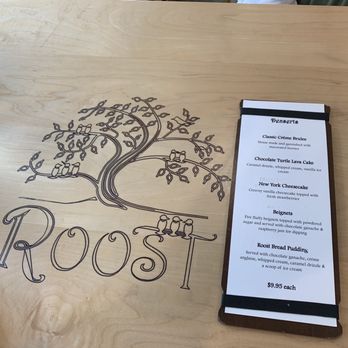 Roost - Dessert menu - Wine Bars Near Me - Dover, New Hampshire