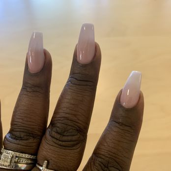T Nails & Spa - My beautiful pink n white - Nail Salons Near Me - Happy Valley, Oregon