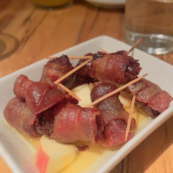 Cafe Ba-Ba-Reeba! - Bacon Wrapped Date, Apple Vinaigrette - Spanish Near Me - Chicago, Illinois Cafe Ba-Ba-Reeba! - Bacon Wrapped Date, Apple Vinaigrette - Spanish Near Me - Chicago, Illinois