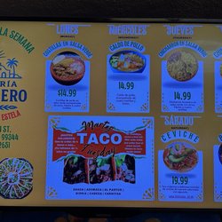 Taquiera Guerrero - Menu