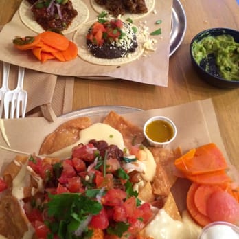 Taco Zone - Tacos (bean, steak, and chorizo potato) and nachos (half steak, half chicken) - Mexican Near Me - Lawrence, Kansas
