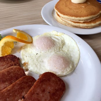 Stacks Pancake House - Spam and eggs combo with pancakes - Breakfast & Brunch Near Me - Irvine, California
