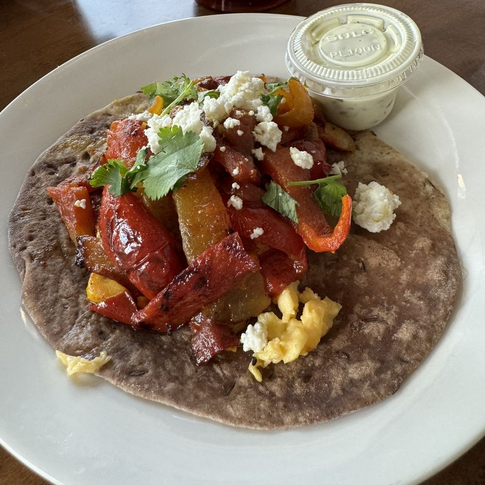 Ovenbird - Shakshuka Breakfast Taco - Modern European Near Me - Austin, Texas Ovenbird - Shakshuka Breakfast Taco - Modern European Near Me - Austin, Texas