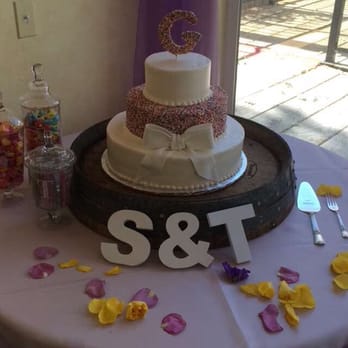 Hecker Pass Winery - Our cake, kept inside along with the food - Wineries Near Me - Gilroy, California