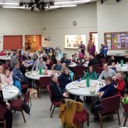Unitarian Society of New Haven - Community events like this "Buddy Banquet" bring generations together!