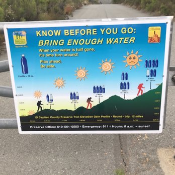 El Cajon Mountain Hiking Trail - Warning sign at gate - Hiking Near Me - El Cajon, California El Cajon Mountain Hiking Trail - Warning sign at gate - Hiking Near Me - El Cajon, California